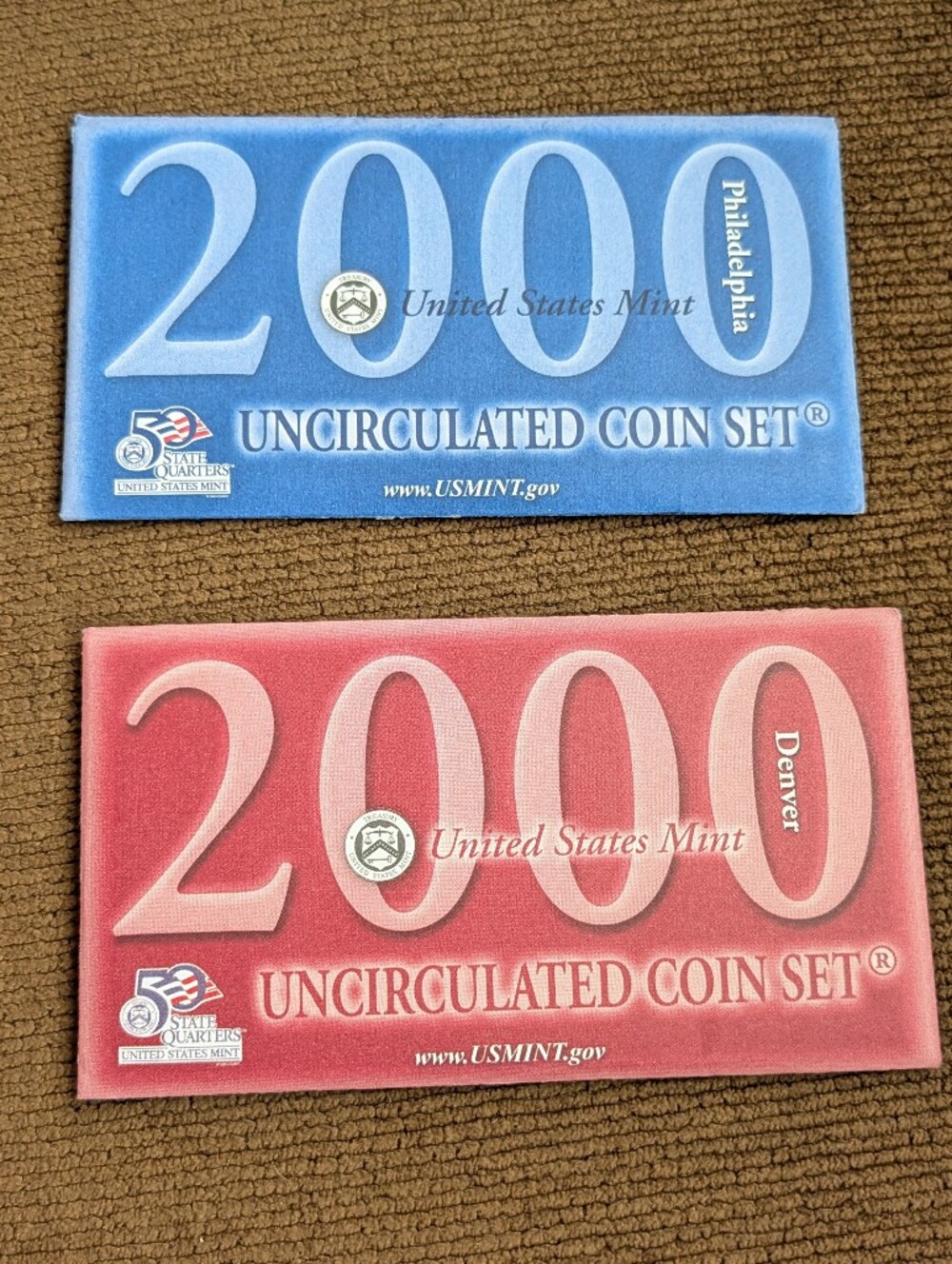 2000 Uncirculated Coin Set - Denver & Philadelphia Mint NEW